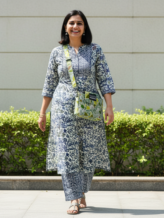 Hara Gulzar 4-Pocket Sling Bag