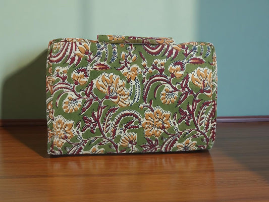 Olive Bloom 6-Pocket Clutch Pouch
