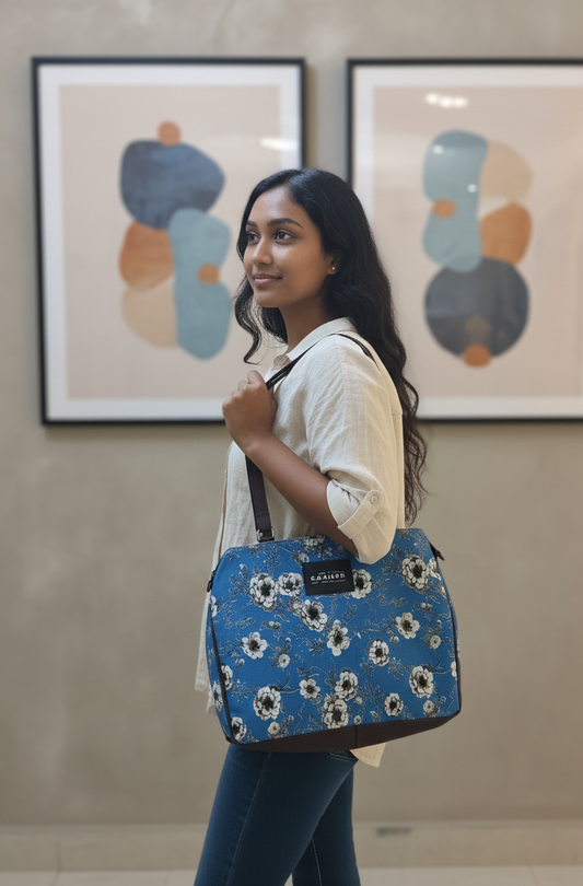 Blossom Breeze – 3-Compartment Cabas