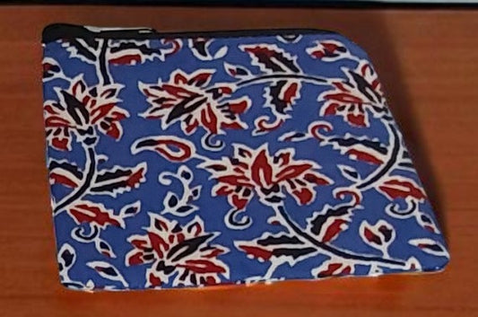 Mini Treasure-Blue Floral Coin Purse