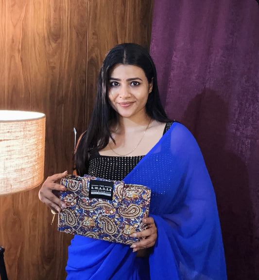 Gulbahar Royale – 6-Pocket Paisley Clutch