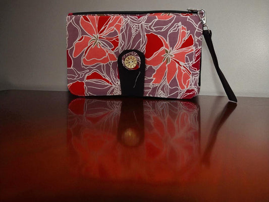 Crimson Petal 4-Pocket Wallet