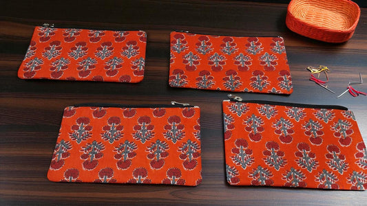 Bold Marigold 1-Pocket Pouch (Pack of 4)