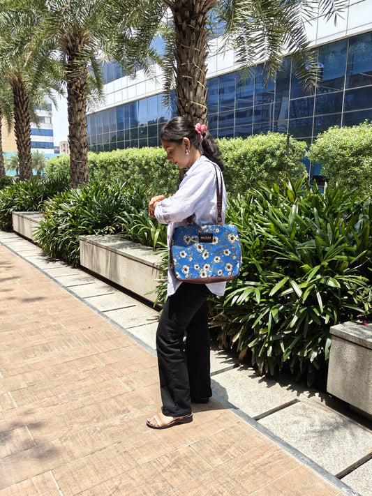 Blossom Breeze – 3-Compartment Cabas