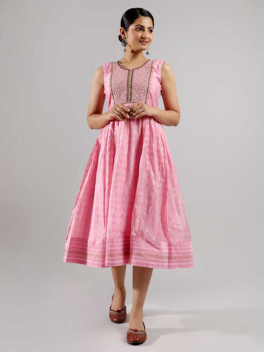 Baby Pink Elegant Indic Top
