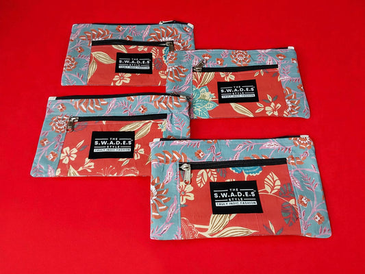 1-Pocket Tropical Bloom Wallet (Pack of 4)