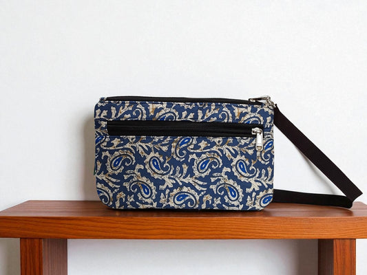 Paisley Charm 2-Pocket Wallet
