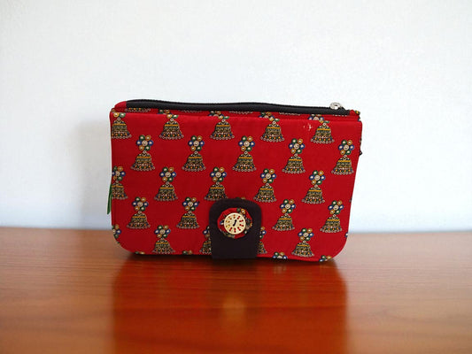 Gulmohar Grace – 2-Pocket Wallet