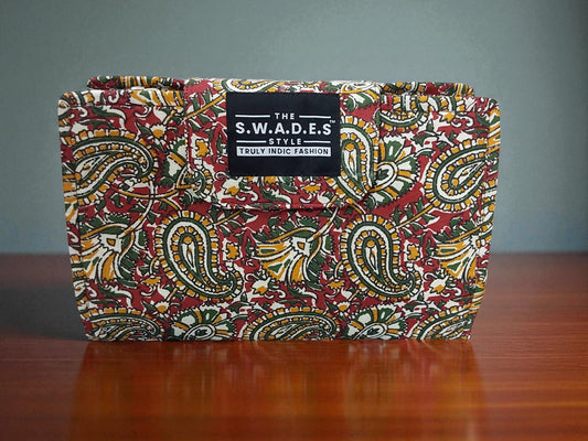 Pachai Paisley – 6-Pocket Clutch Pouch