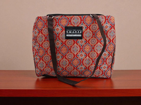 Rangoli Radiance – 3-Compartment Office Bag