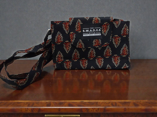 Kari Rust Leaf 4-Pocket Sling Bag [APPLY 50% NEW YEAR DISCOUNT]