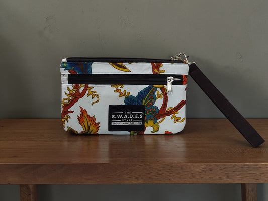 Ivory Coral Garden 4-Pocket Wallet