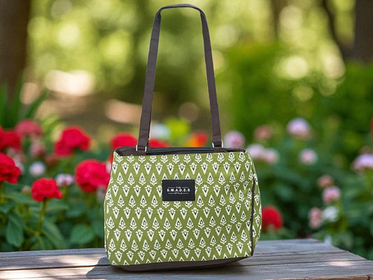 Pine Grove – Nature-Inspired 3-Compartment Tote Bag