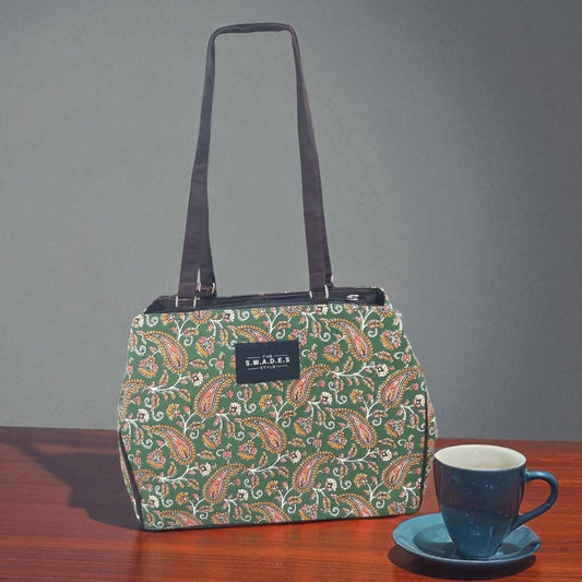 Mayurika 3-Compartment Tote Bag