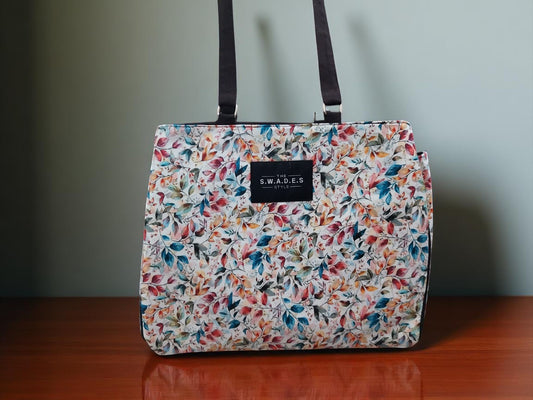 EcoLeaf Luxe 3-Compartment Tote Bag