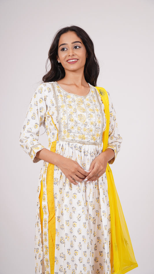 Amaya Sunshine Floral Salwar Kameez