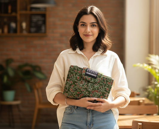 Mehendi Charm 6-Pocket Clutch Pouch