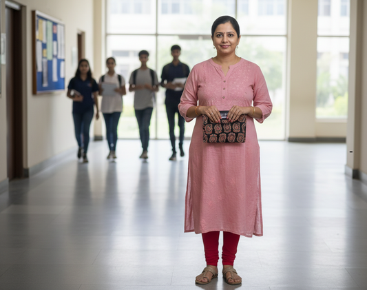 Kavi Kalam 6-Pocket Clutch Pouch