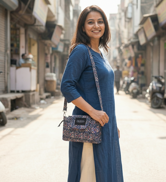 Nayika Sling – 4-Pocket Sling Bag