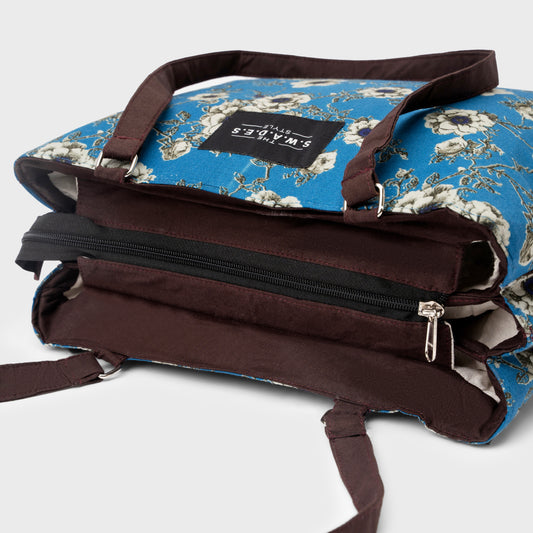 Blossom Breeze – 3-Compartment Office Bag