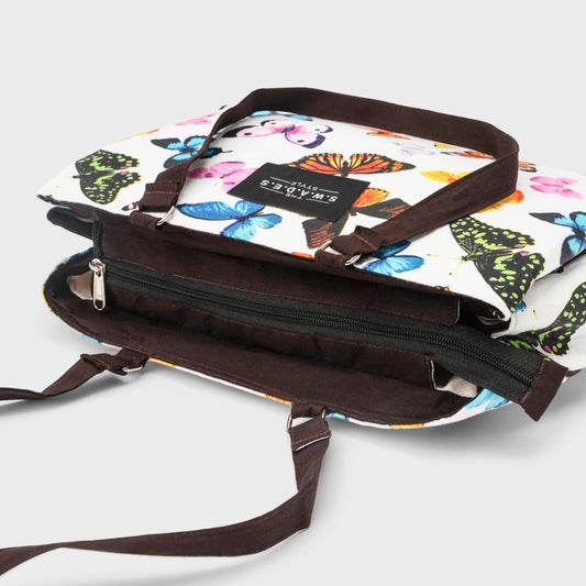 Titli Tote, A Flutter of Style: 3-Compartment Bag