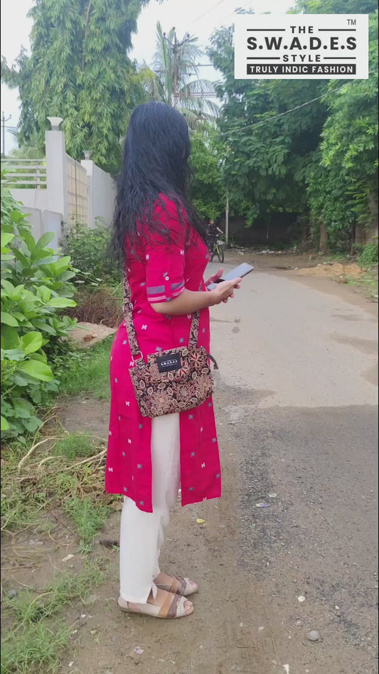 Blended Rangoli 4-Pocket Sling Bag [APPLY 50% NEW YEAR DISCOUNT]